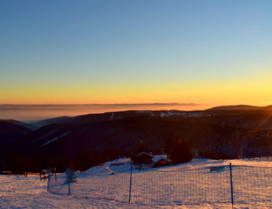 Ore Mountains sunrise