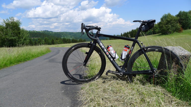 Cycling in Ore Mountains, Medenec